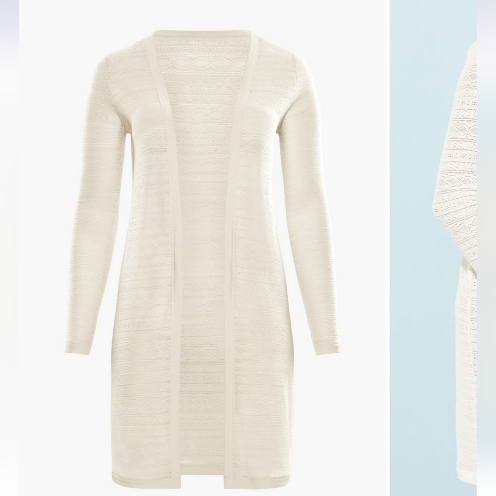YITTY Knit Slip Long Cardigan, L